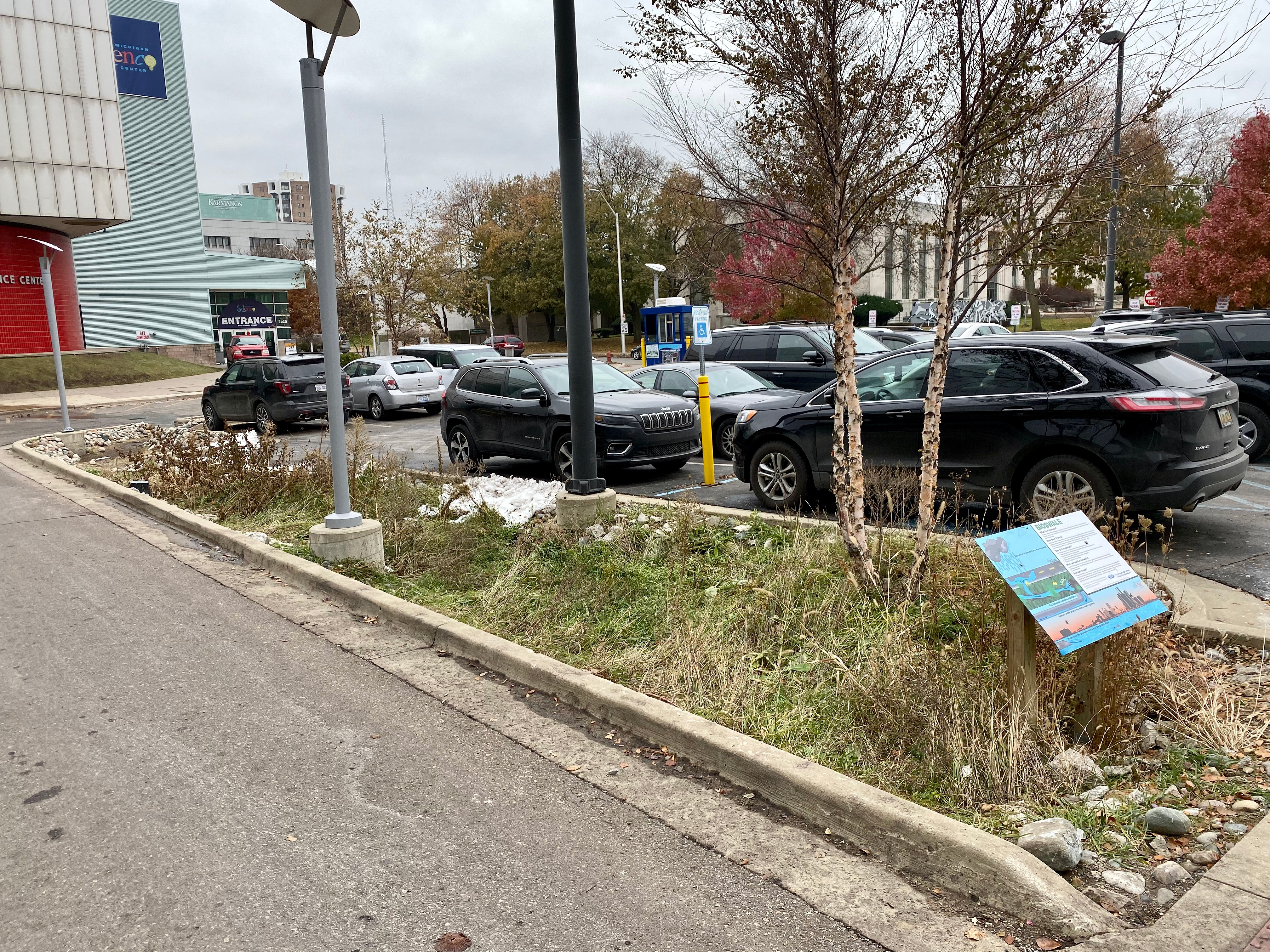 Michigan Science Center BioSwale Redesign