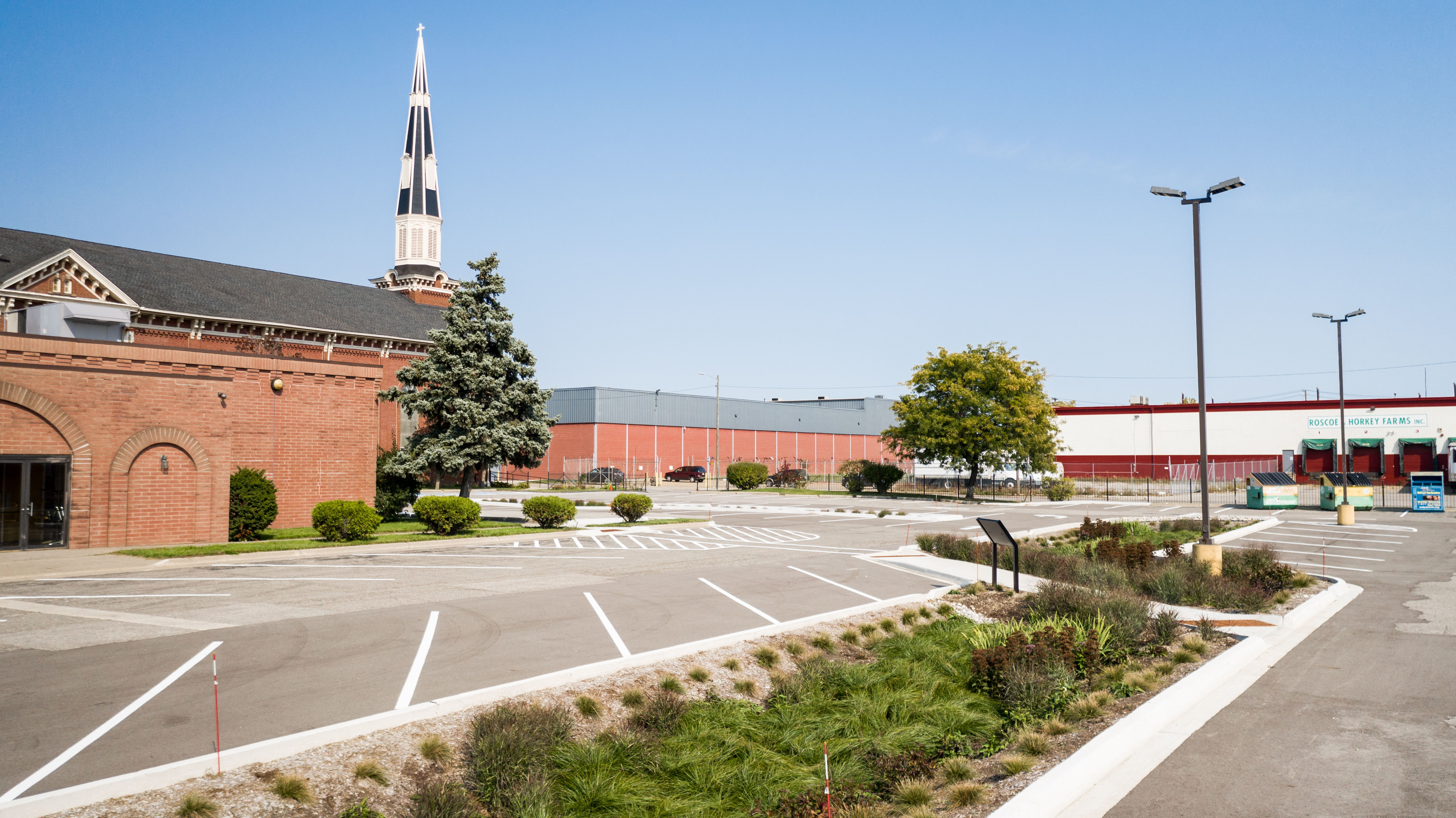 Sacred Heart Church Parking Lot GSI Retrofit 3 